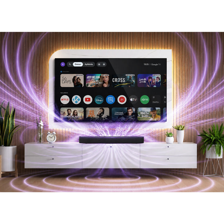 MECOOL KS3 UHD OTT Soundbar + subwoofer + 2x reproduktor
