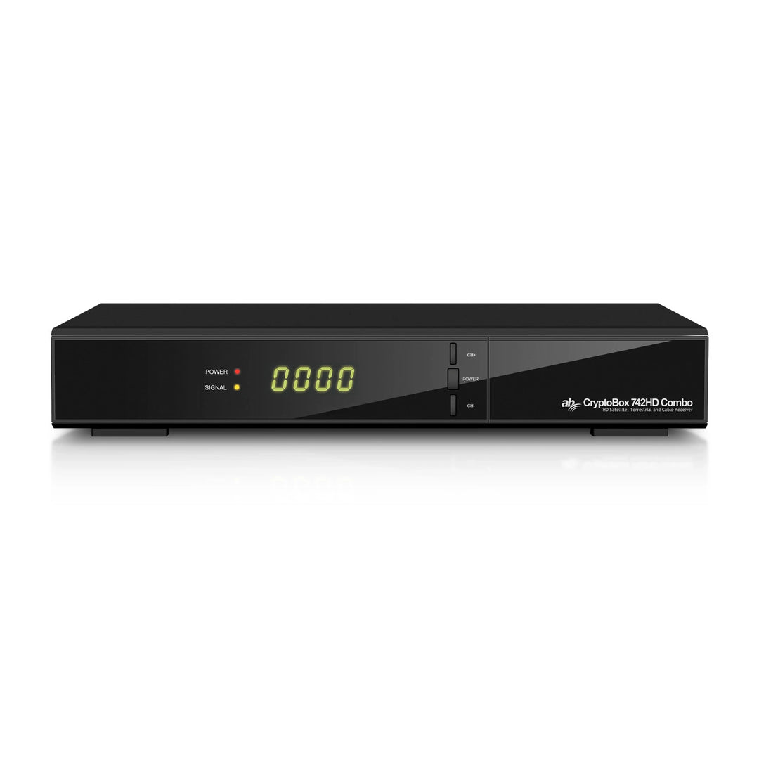 Prijímač AB CryptoBox 742HD Combo DVB-T2/S2/C Full HD