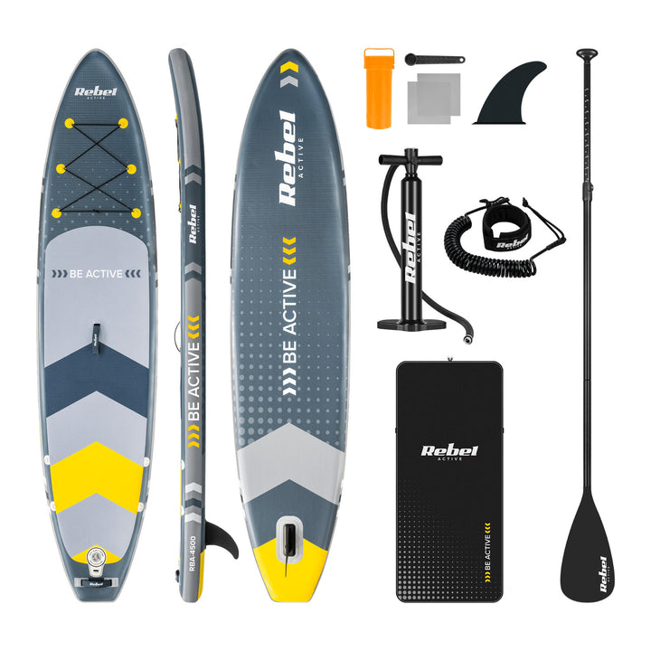 Nafukovacie SUP doska REBEL ACTIVE 350 × 81 × 15 cm, sada