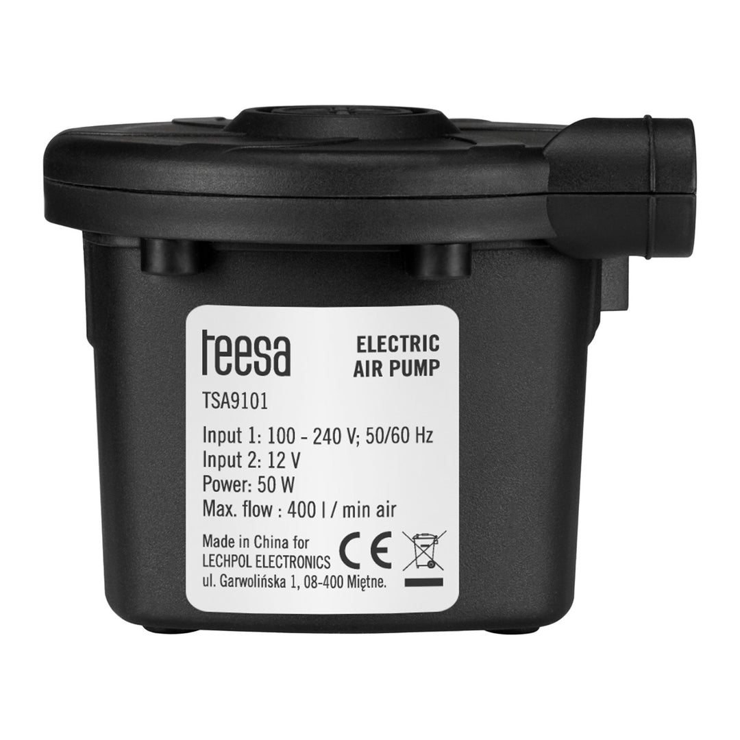 Elektrická pumpa na matrac a bazén, 12 V, 230 V, Teesa