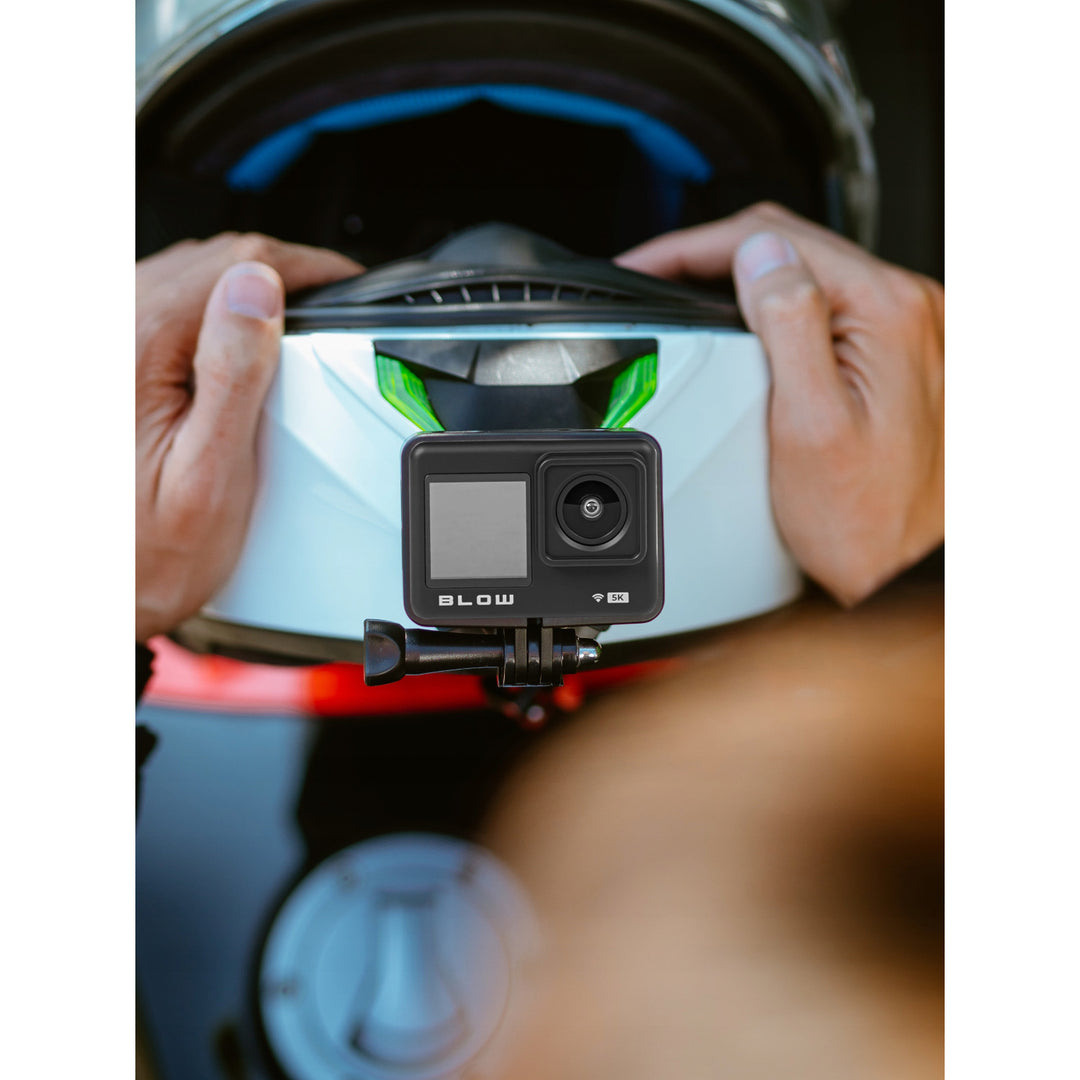 Športová kamera Pro4U 5K Blow, rozlíšenie 5K Ultra HD, 20 megapixlov, širokouhlý objektív 160°, vodotesná, diaľkové ovládanie, 78-568#