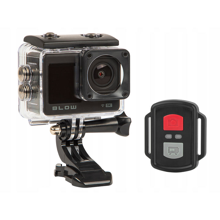 Športová kamera Pro4U 5K Blow, rozlíšenie 5K Ultra HD, 20 megapixlov, širokouhlý objektív 160°, vodotesná, diaľkové ovládanie, 78-568#