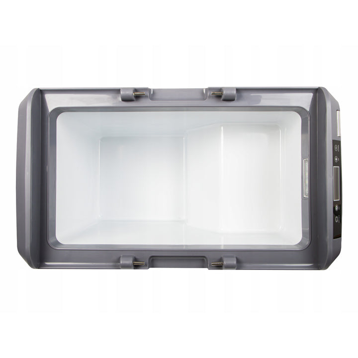 Kompresorová cestovná chladnička do auta Blow, objem 35 l, dotykový ovládací panel, 12 V, 24 V a 230 V, USB-C zásuvka, 44-208#