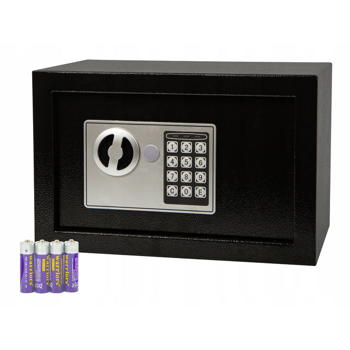 Trezor s elektronickým zámkom Blow, rozmery 31 × 20 × 20 cm, uzamknutie kľúčom + kód, 44-702