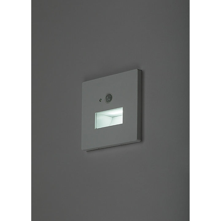 Svietidlo Lunca LED 1 W IP20 biele 3000, 4500, 6500 K, snímač pohybu, snímač osvetlenia, 77198, 2 kusy