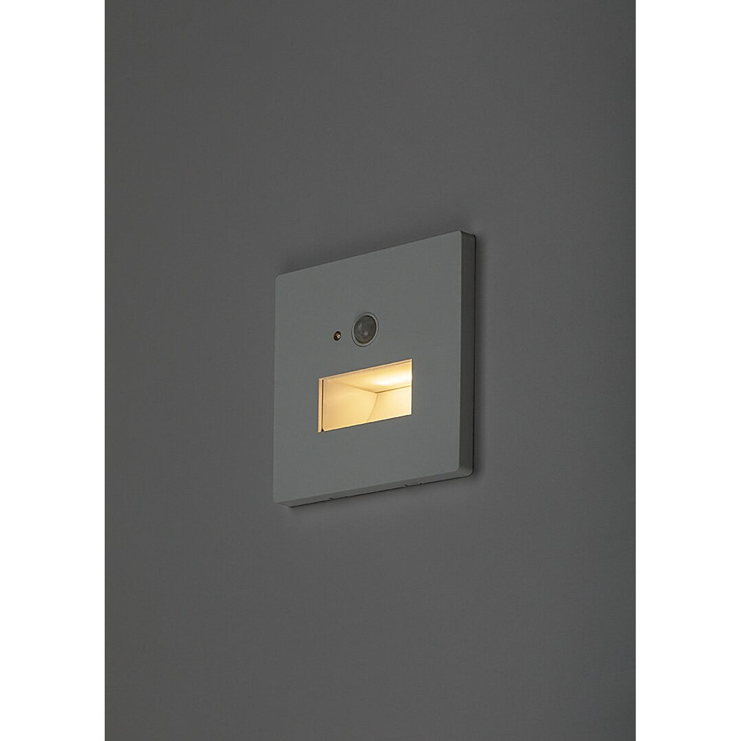 Svietidlo Lunca LED 1 W IP20 biele 3000, 4500, 6500 K, snímač pohybu, snímač osvetlenia, 77198, 4 kusy