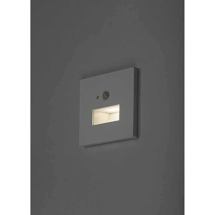 Svietidlo Lunca LED 1 W IP20 biele 3000, 4500, 6500 K, snímač pohybu, snímač osvetlenia, 77198, 4 kusy