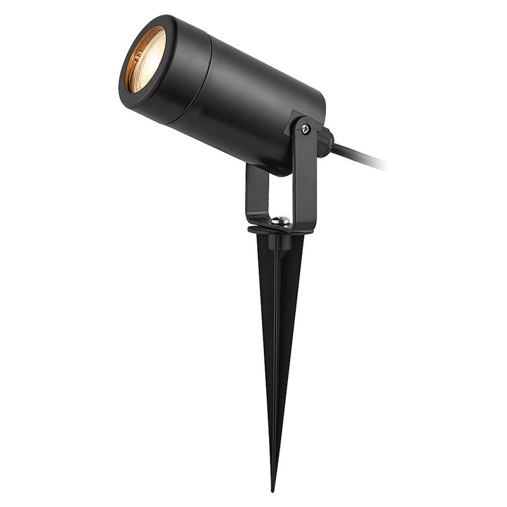 Pozemná lampa Rabalux Krobia, IP65, čierna, závit GU10, max. 4 W, 7814, 2 ks