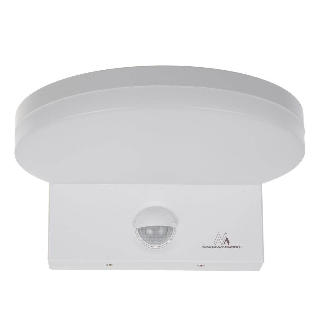 LED svietidlo s pohybovým senzorom Maclean, PIR pohybový senzor, farba biela, 15 W, IP65, 1560 lm, neutrálna biela farba (4000 K) MCE344 W, 2 ks