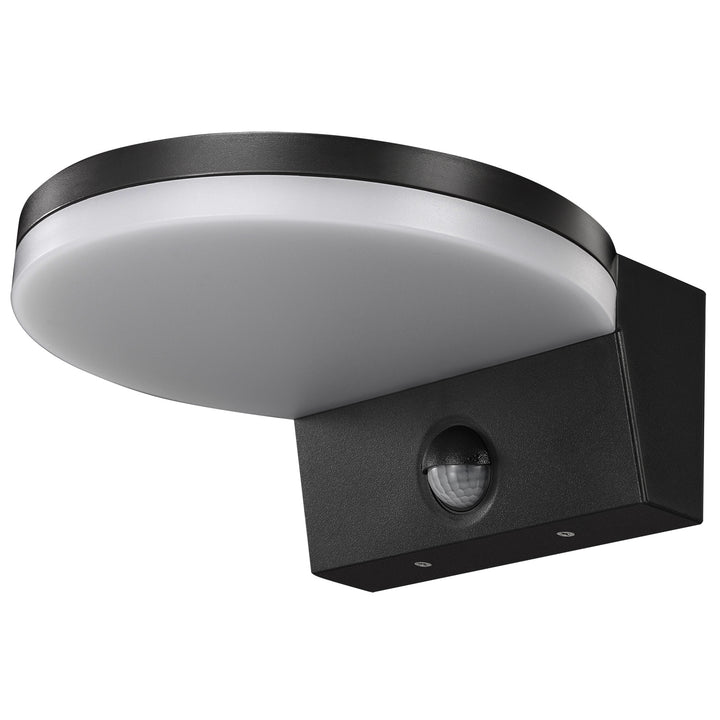 LED svietidlo so senzorom pohybu Maclean, PIR senzor pohybu, čierna farba, 15 W, IP65, 1560 lm, neutrálna biela farba (4000 K) MCE344 B, 2 kusy