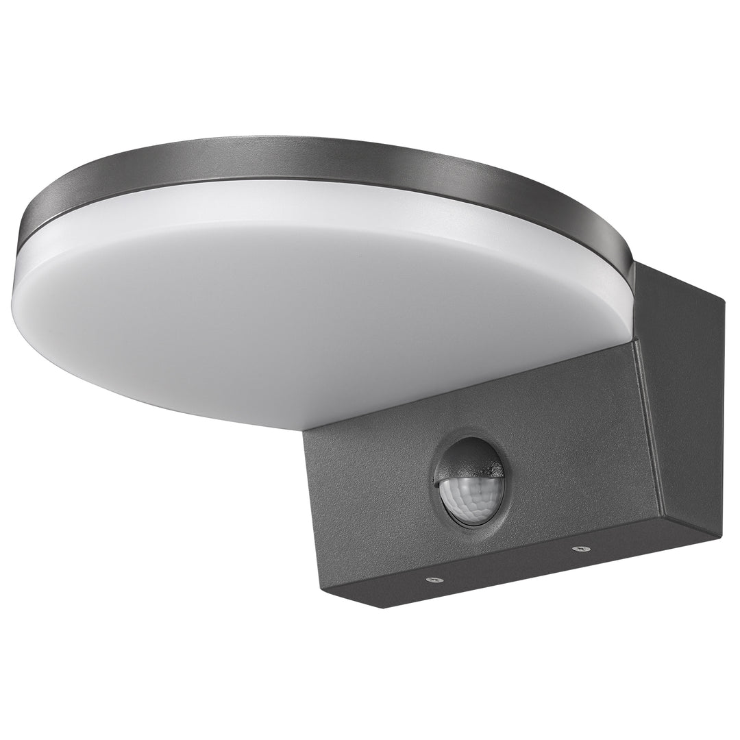 LED svietidlo s pohybovým senzorom Maclean, PIR senzor, farba sivá, 15 W, IP65, 1560 lm, neutrálna biela farba (4000 K) MCE344 GR, 2 ks