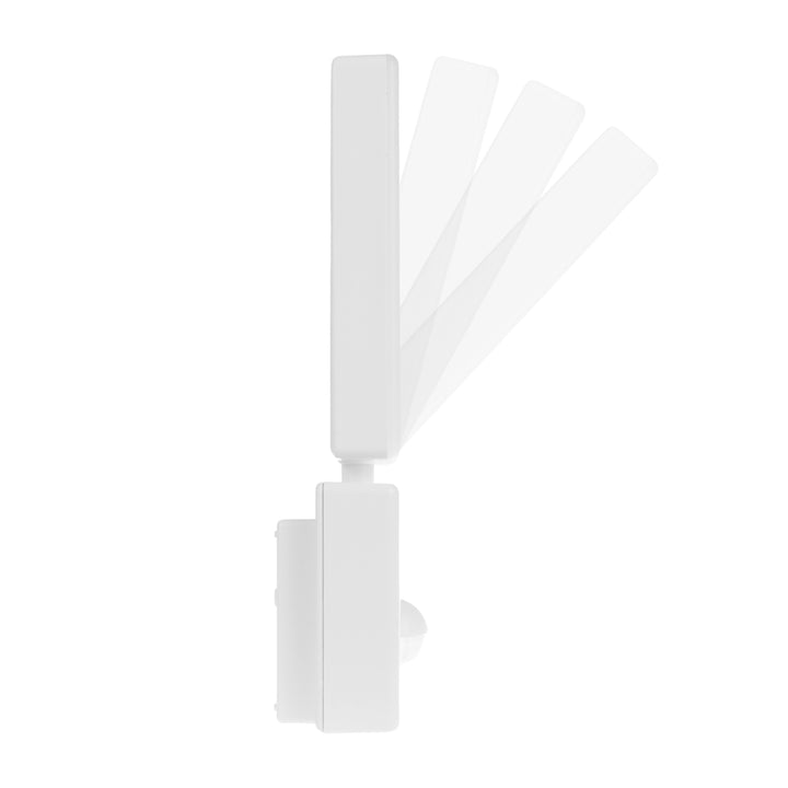 LED svietidlo s pohybovým senzorom Maclean, PIR pohybový senzor, biela farba, 10 W, IP65, 800 lm, neutrálna biela farba (4000 K) MCE516 W, 2 ks