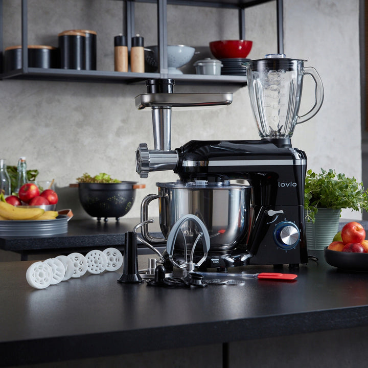 Planetárny mixér Lovio ChefAssistant Plus, čierny, LVSTM02PBK