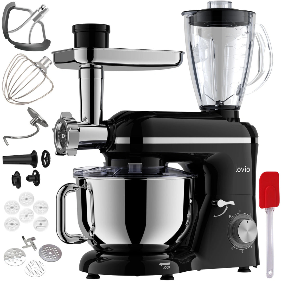 Planetárny mixér Lovio ChefAssistant Plus, čierny, LVSTM02PBK
