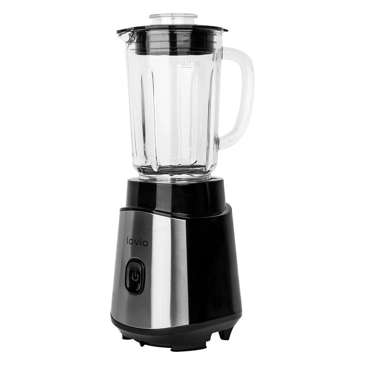 Stacionárny mixér LOVIO LVJBL001, výkon 500 W, sklenená nádoba s objemom 600 ml, 3 fľaše
