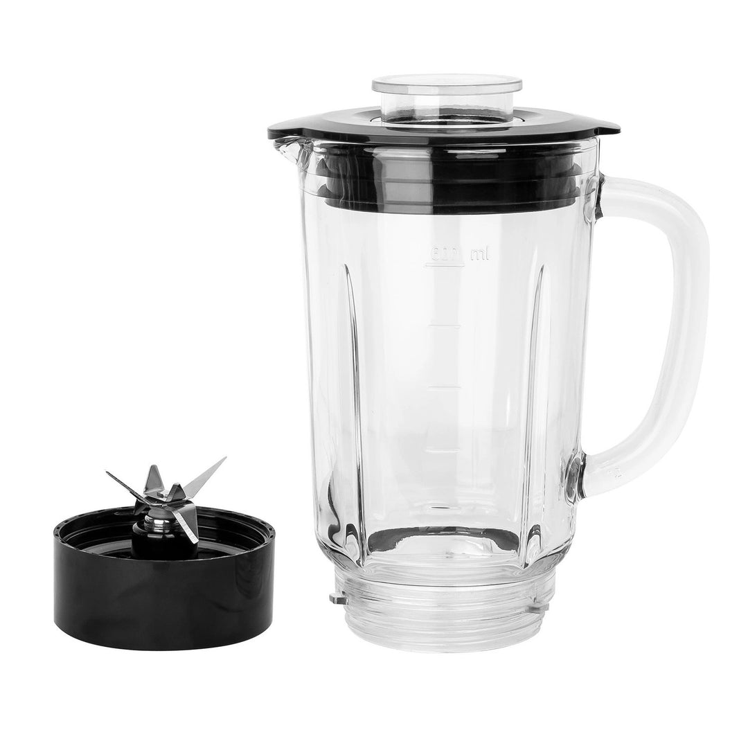 Stacionárny mixér LOVIO LVJBL001, výkon 500 W, sklenená nádoba s objemom 600 ml, 3 fľaše