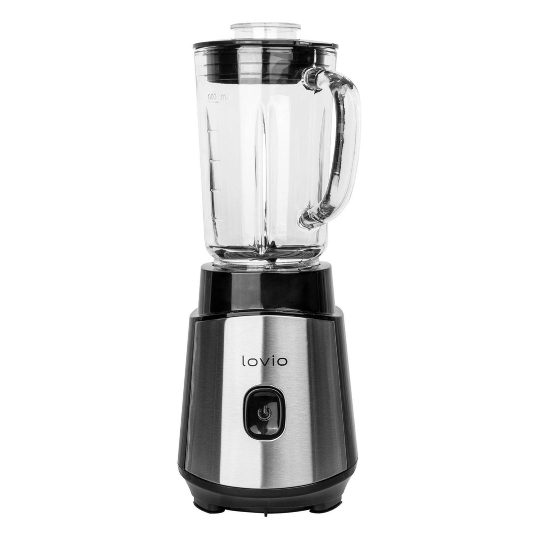 Stacionárny mixér LOVIO LVJBL001, výkon 500 W, sklenená nádoba s objemom 600 ml, 3 fľaše