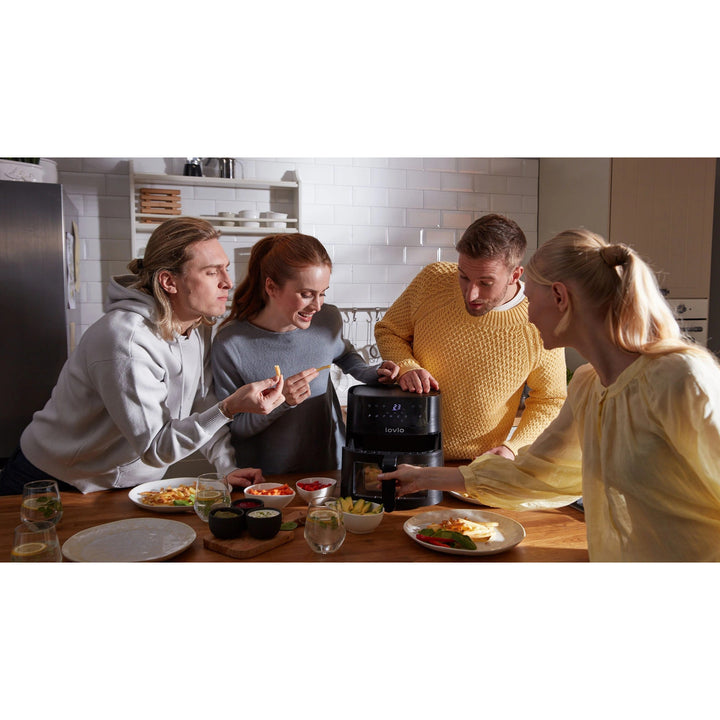 Beztuková fritéza Air Fryer LOVIO PureFry XL Smart LVAF002BK