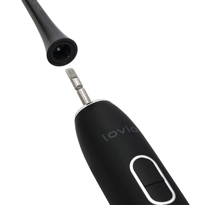 Elektrická zubná kefka Lovio SonicProtect PRO, čierna, LVTB124BK