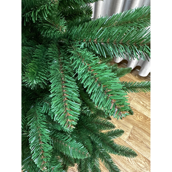 Umelý vianočný stromček, španielska jedľa, materiál PVC, výška 250 cm, kovový stojan