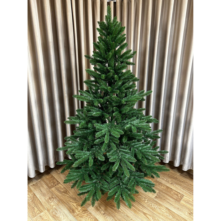 Umelý vianočný stromček, španielska jedľa, materiál PVC, výška 250 cm, kovový stojan
