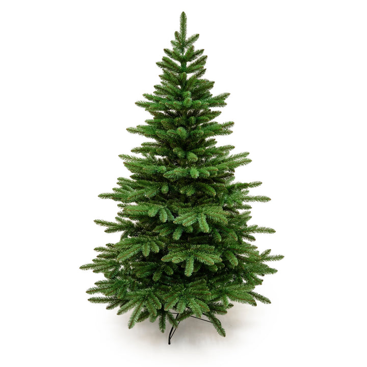 Umelý vianočný stromček, španielska jedľa, materiál PVC, výška 250 cm, kovový stojan