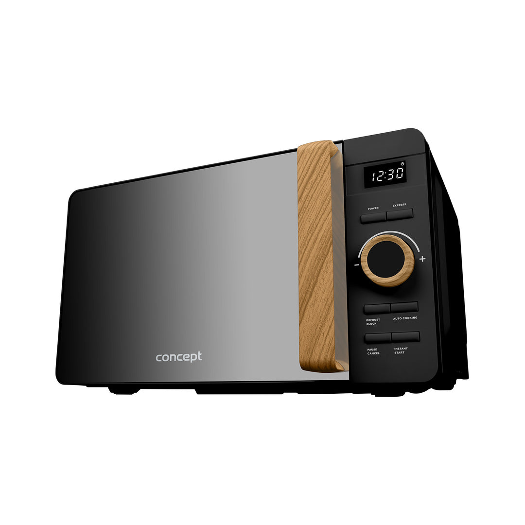 Mikrovlnná rúra Concept, 5 úrovní výkonu, funkcia rozmrazovania, objem 20 l, výkon 800 W, farba čierna, MT3520bc