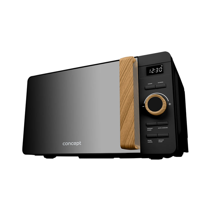 Mikrovlnná rúra Concept, 5 úrovní výkonu, funkcia rozmrazovania, objem 20 l, výkon 800 W, farba čierna, MT3520bc