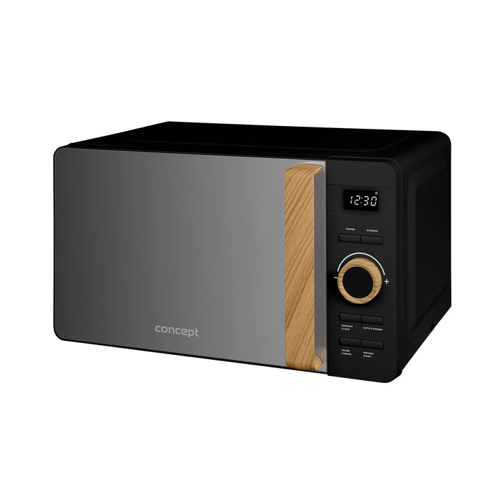 Mikrovlnná rúra Concept, 5 úrovní výkonu, funkcia rozmrazovania, objem 20 l, výkon 800 W, farba čierna, MT3520bc