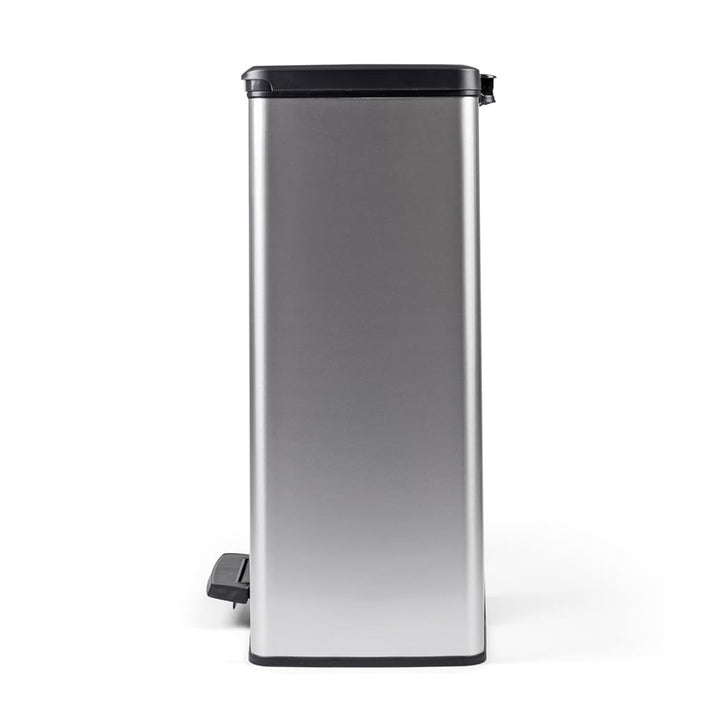 Odpadkový kôš s pedálom Curver, nádoby 2x26 l, metalizovaný, strieborná farba, 251002