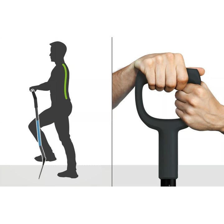 Školkárska / drenážna lopata, kalená a naostrená hlavica, ergonomická rukoväť, dĺžka 129 cm, Cellfast, CELLPRO