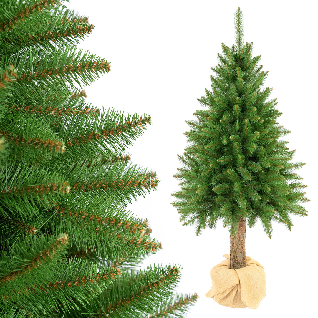 Vianočný stromček zo smreka na kmeni Premium, 200 cm, hustý a realistický, Damich