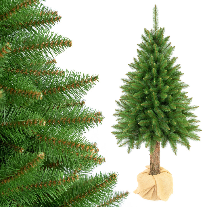 Vianočný stromček zo smreka na kmeni Premium 160 cm, hustý a realistický, Damich