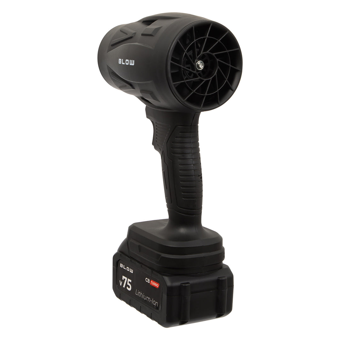Akumulátorový fúkač BLOW 21 V CB TURBO, 130 000 otáčok, 2,4 Ah, kufrík