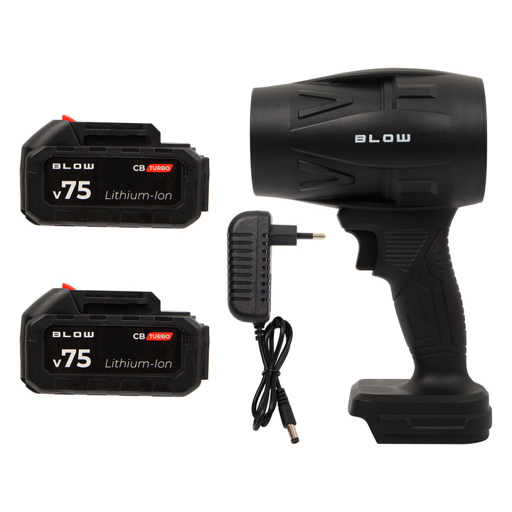 Akumulátorový fúkač BLOW 21 V CB TURBO, 130 000 otáčok, 2,4 Ah, kufrík
