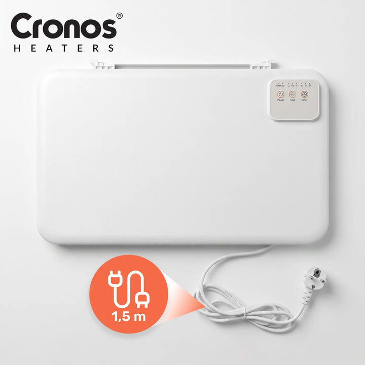 Infračervený ohrievací panel pod stôl Cronos, výkon 120 W, časovač, 3 stupne výkonu, DCH-150