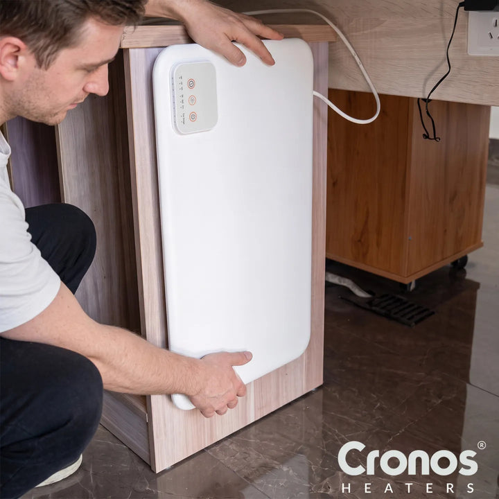 Infračervený ohrievací panel pod stôl Cronos, výkon 120 W, časovač, 3 stupne výkonu, DCH-150