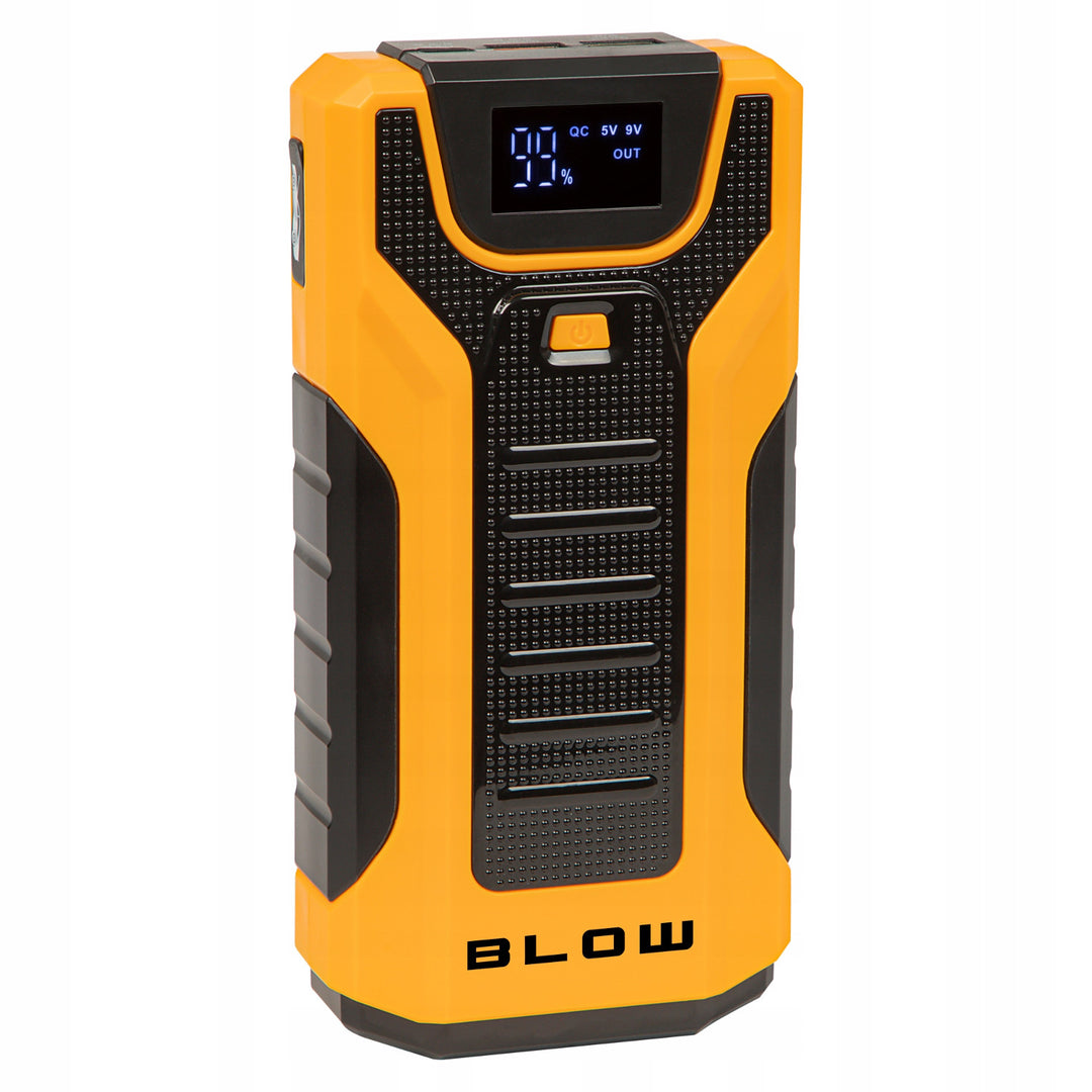 Jump Starter Blow, funkcia powerbanky a baterky, prúd – štartovací 600 A, špičkový 1000 A, kapacita 30 000 mAh, 81-203#