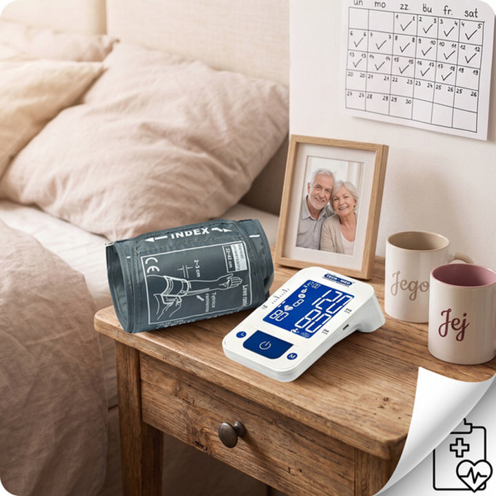 Elektronický tlakomer, hlasová funkcia, manžeta 22–42 cm, indikátor IHB, TMA-CONTROL3, Techmed