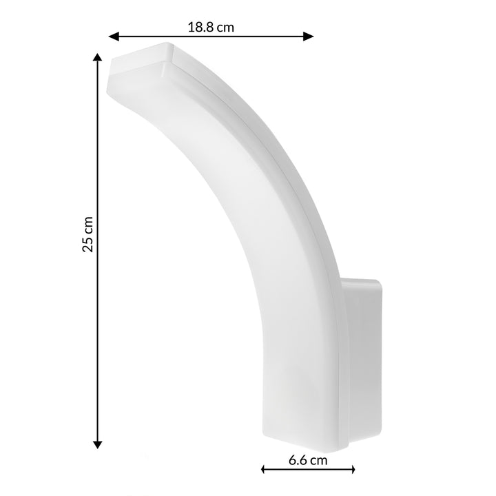 LED svietidlo Maclean, biela farba, 20 W, IP65, 2750 lm, neutrálna biela farba (4000 K) MCE511 W, 2 kusy