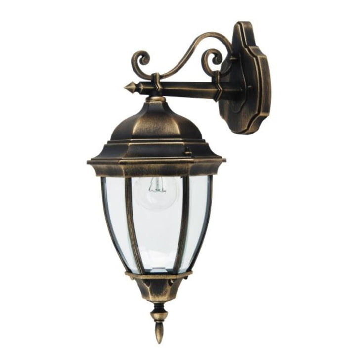 Nástenná lampa Rabalux, vonkajšia, IP44, E27, max. 60 W, antické zlato, Toronto, 2 ks