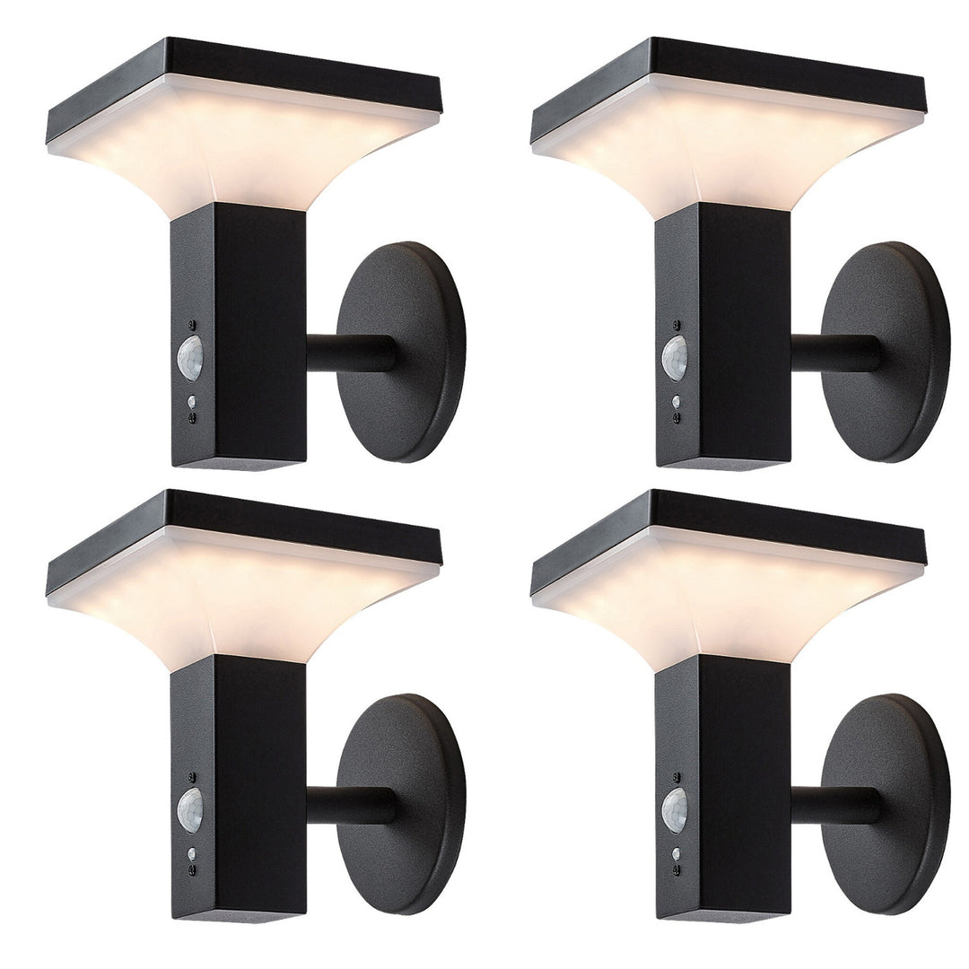 Lampa Rabalux, nástenná, vonkajšia, solárna, IP44, LED 4 W, Geleen, 4 kusy