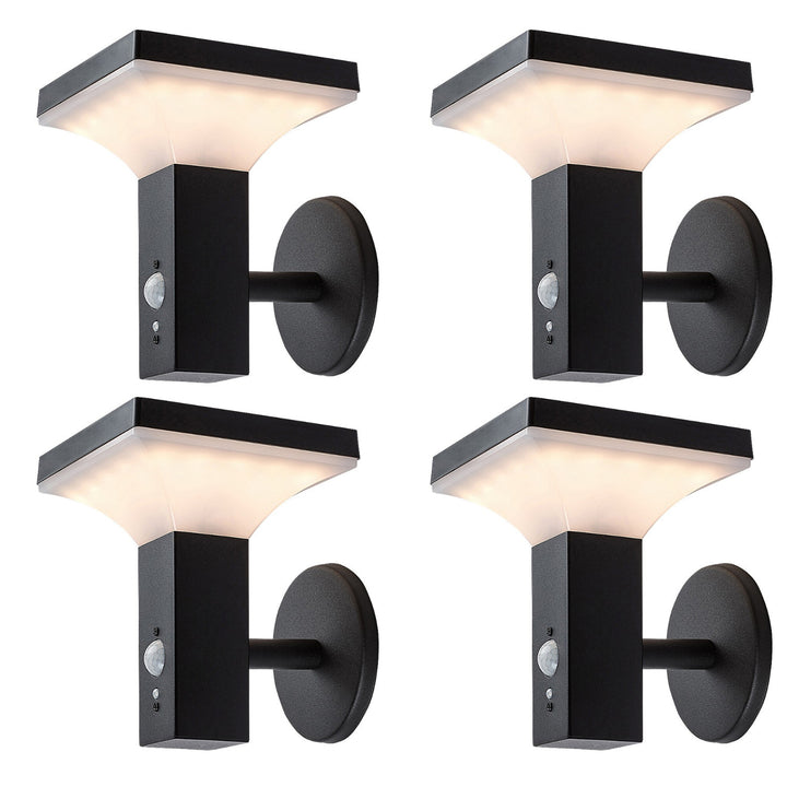 Lampa Rabalux, nástenná, vonkajšia, solárna, IP44, LED 4 W, Geleen, 4 kusy