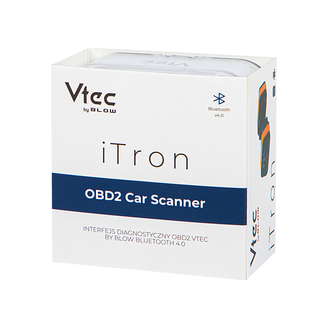 Diagnostický rozhranie OBD2 Vtec iTRON Blow, Bluetooth 4.0, bezdrôtová komunikácia s palubným počítačom vozidla, vysoká kompatibilita, 58-660#