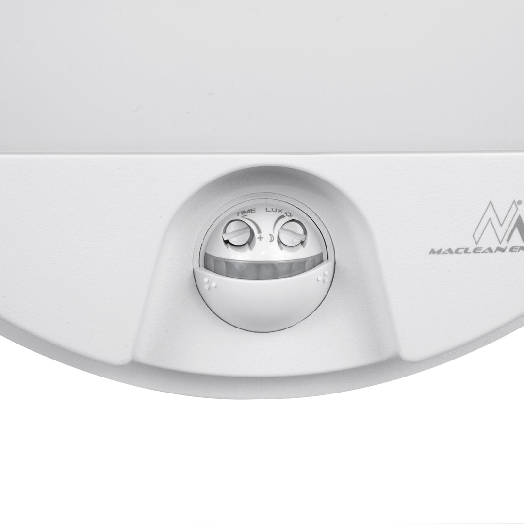 LED svietidlo s pohybovým senzorom Maclean, senzor PIR, biela farba, 15 W, IP54, 1100 lm, neutrálna farba svetla, MCE291 W, 2 kusy