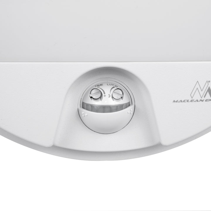 LED svietidlo s pohybovým senzorom Maclean, senzor PIR, biela farba, 15 W, IP54, 1100 lm, neutrálna farba svetla, MCE291 W, 2 kusy