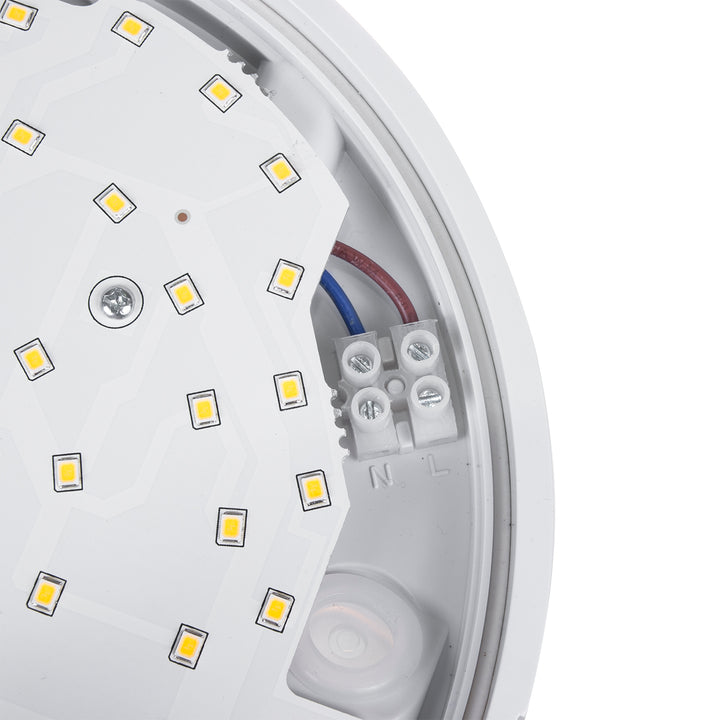 LED svietidlo s pohybovým senzorom Maclean, senzor PIR, biela farba, 15 W, IP54, 1100 lm, neutrálna farba svetla, MCE291 W, 2 kusy