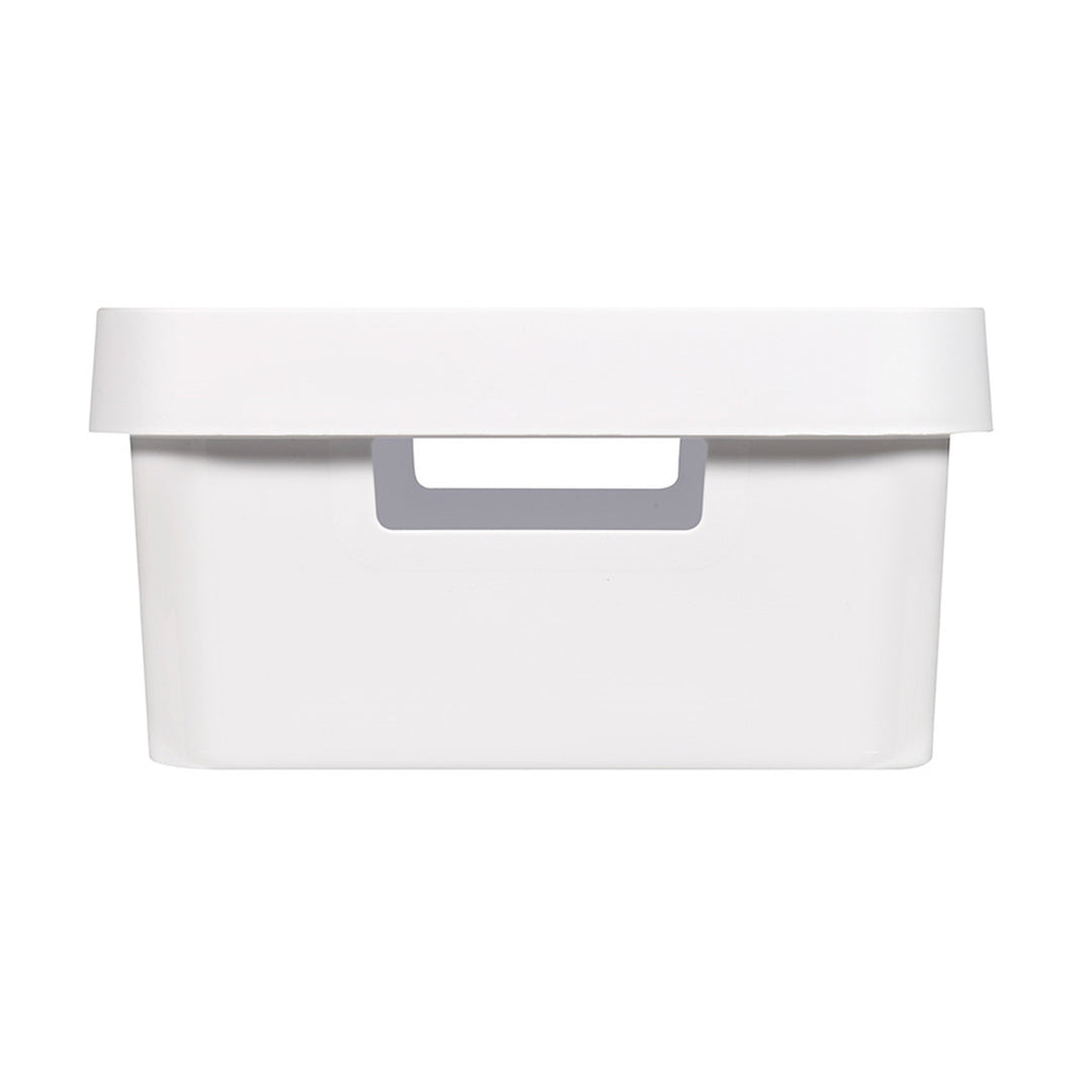 Nádoba s vekom Curver Infinity 11 l, biela, 4 ks
