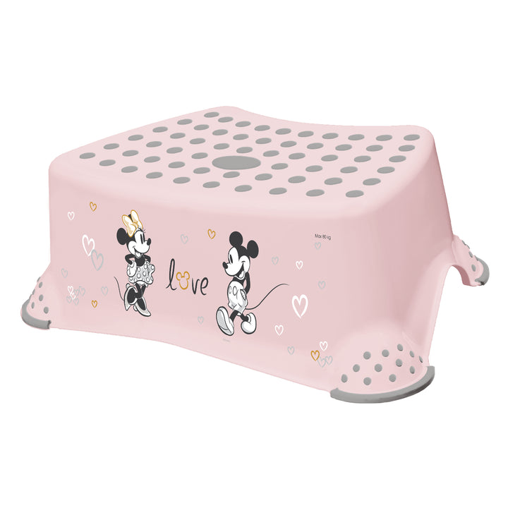 Detská plošina + dvojstupňová detská plošina Keeeper s protisklzovou úpravou, séria „Minnie Mouse“
