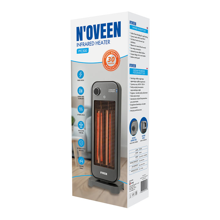 Infračervený ohrievač, 900 W, 2 stupne kúrenia, Noveen